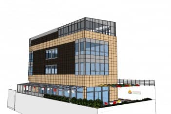 Zgrada škole - pogled sa desne strane