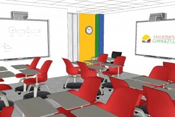 Učionica 3A - Raspored za grupni rad