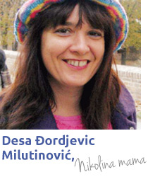 Desa Milutinović. majka učenika Savremene