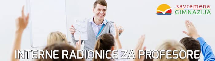 Interne radionice za profesore Savremene gimnazije