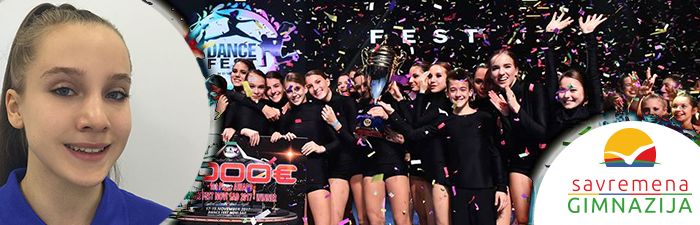 Savremena balerina Tamara Jakus na takmičenju