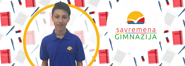 Učenik koji je osvojio drugo mesto na međunarodnom Svetosavskom konkursu