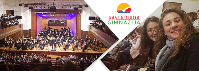 gimnazijalci na koncertu u Kolarčevoj zadužbini