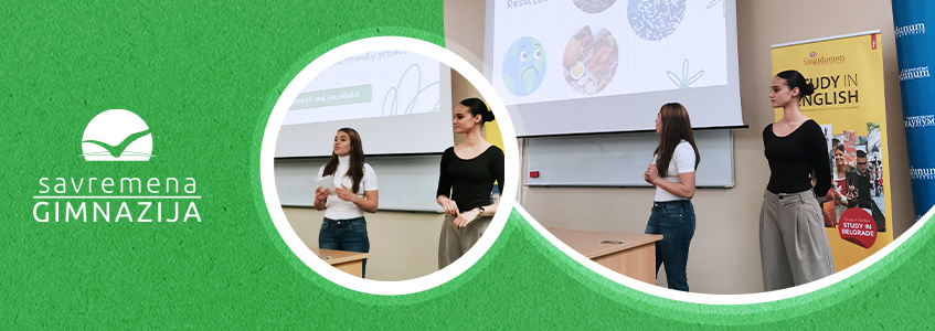 Učenice prezentuju projekat Ekoolovke