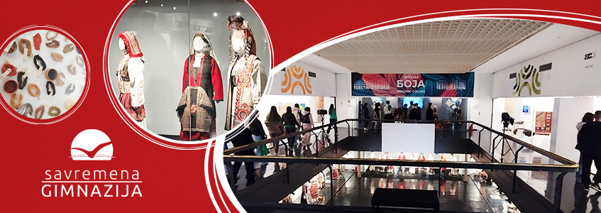 Učenici gimnazije na izložbi u Etnografskom muzeju