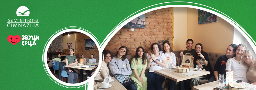 Savremeni gimnazijalci posetili organizaciju ,,Zvuci srca"
