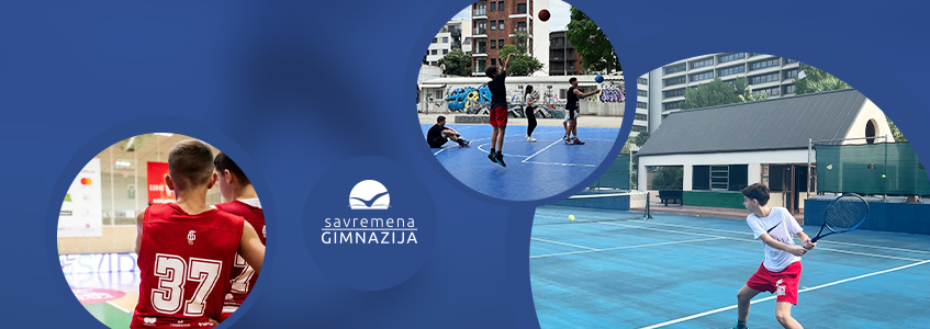 Učenik Nikola Lekić uspešan u tenisu i košarci