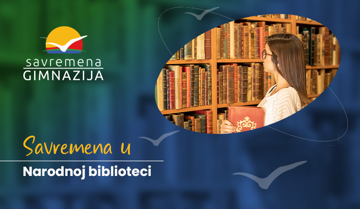 Učenici Savremene gimnazije u naučno-istraživačkoj poseti Narodnoj biblioteci Srbije