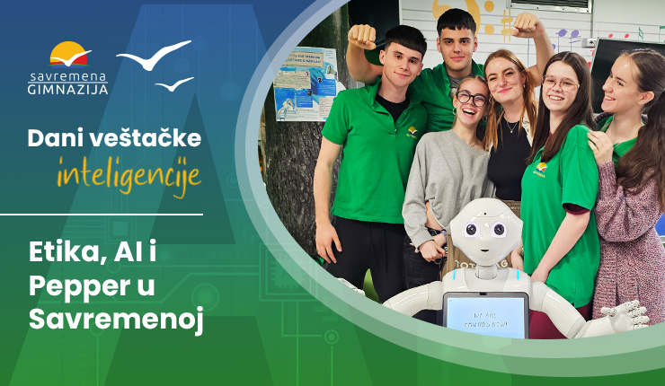 Etika tehnologije i humanoidni robot Pepper u centru pažnje maturanata Savremene gimnazije