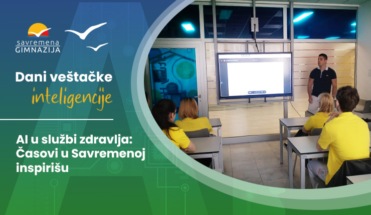 Interdisciplinarni čas o veštačkoj inteligenciji u biologiji inspirisao učenike Savremene gimnazije