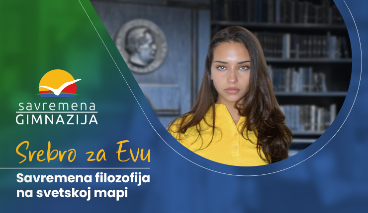 Eva Šokota osvojila srebrnu medalju na republičkom takmičenju iz filozofije, te će predstavljati Srbiju na svetskoj olimpijadi