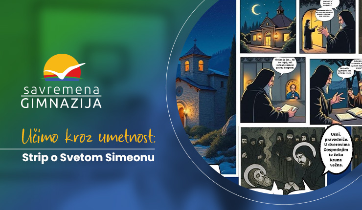 Učenici pravili strip o životu Svetog Simeona na časovima srpskog jezika