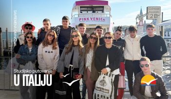 Učenici  Savremene gimnazije na studijskom putovanju u Italiji