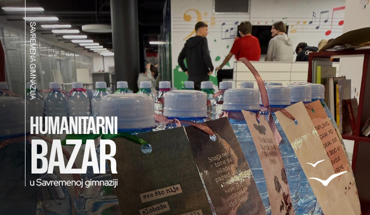Humanitarni bazar u Savremenoj gimnaziji – zajedništvo na delu