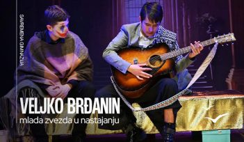 Savremeni gimnazijalac Veljko Brđanin briljira na pozorišnoj sceni