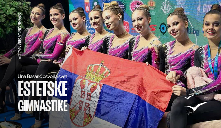 Uspeh učenice Une Basarić na Svetskom prvenstvu u estetskoj grupnoj gimnastici
