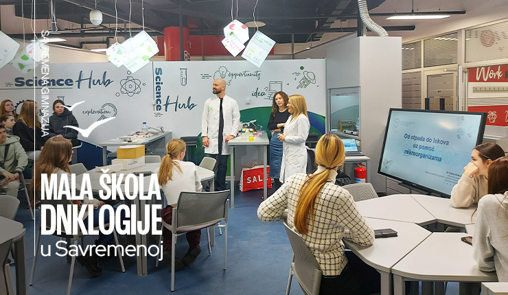 „Mala škola DNKlogije“ u Savremenoj gimnaziji – nauka na dohvat ruke