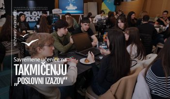 Učenice Savremene gimnazije na takmičenju „Poslovni izazov“
