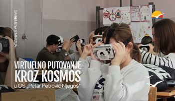 Virtuelno putovanje kroz kosmos u OŠ „Petar Petrović Njegoš“