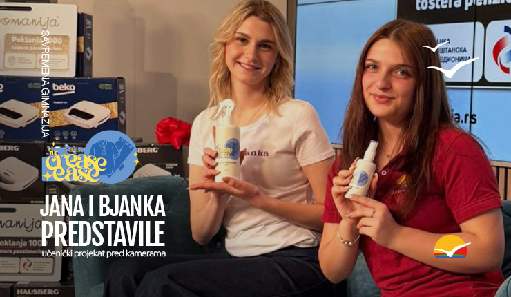 Crease Ease na Studio B -  Jana i Bjanka predstavile učenički projekat pred kamerama