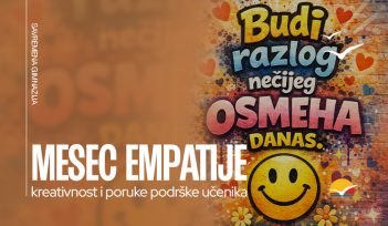 Mesec empatije: kreativnost i poruke podrške učenika