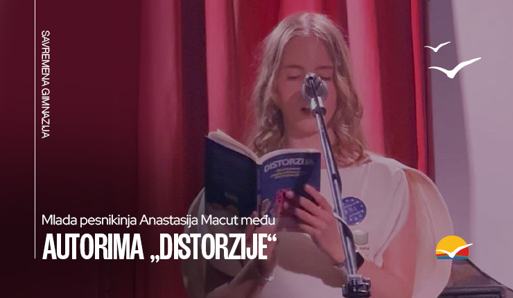 Mlada pesnikinja Anastasija Macut među autorima „Distorzije“