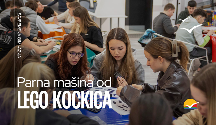 Parna mašina od LEGO kockica