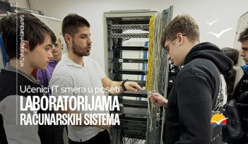 Učenici IT smera u poseti laboratorijama računarskih sistema