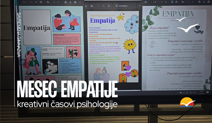 Mesec empatije: kreativni časovi psihologije