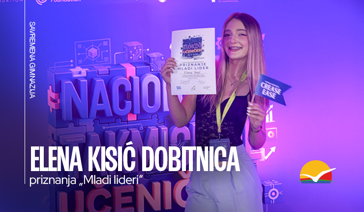 Elena Kisić dobitnica priznanja „Mladi lideri“